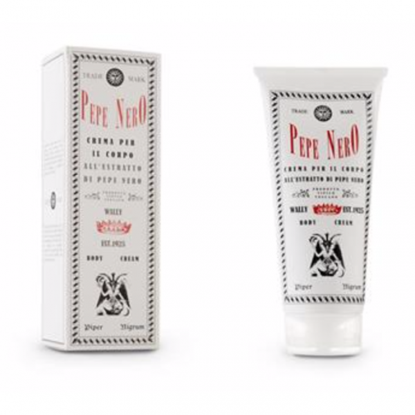 Hidratáló testápoló krém fekete bors kivonattal 200ml, Wally 1925