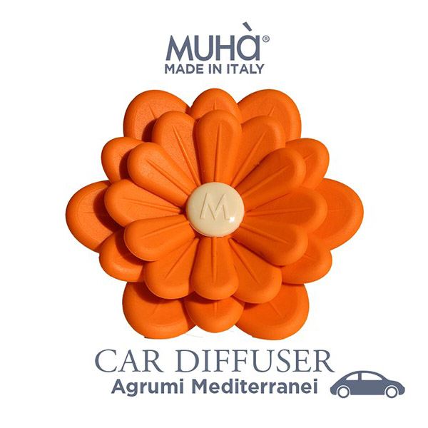 Autóillatosító Virág - Narancs Mediterrán citrusok illat, MUHA