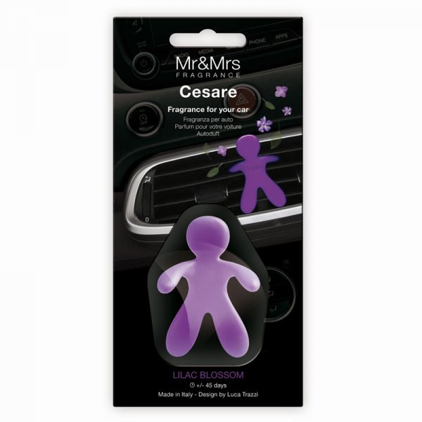 Mr&Mrs Fragrance autóillatosító figura CESARE - Lilac blossom