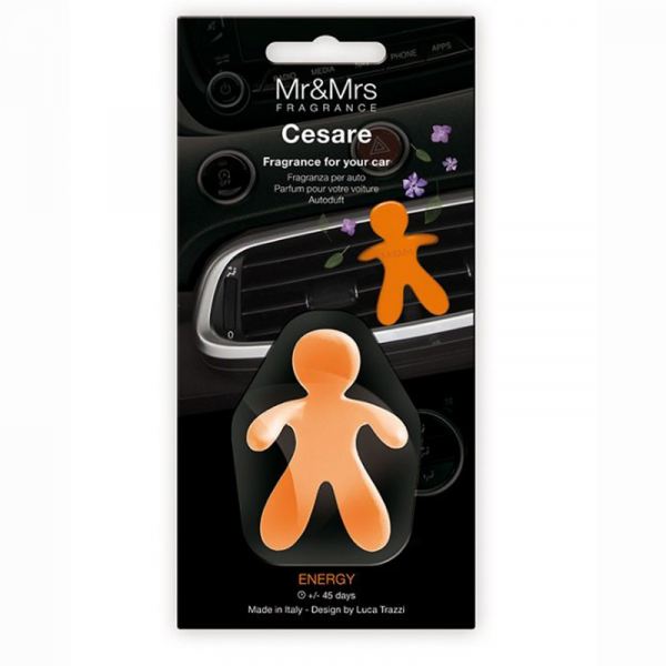 Mr&Mrs Fragrance autóillatosító figura CESARE - Energy