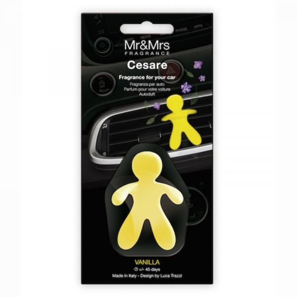 Mr&Mrs Fragrance autóillatosító figura CESARE - Vanilla