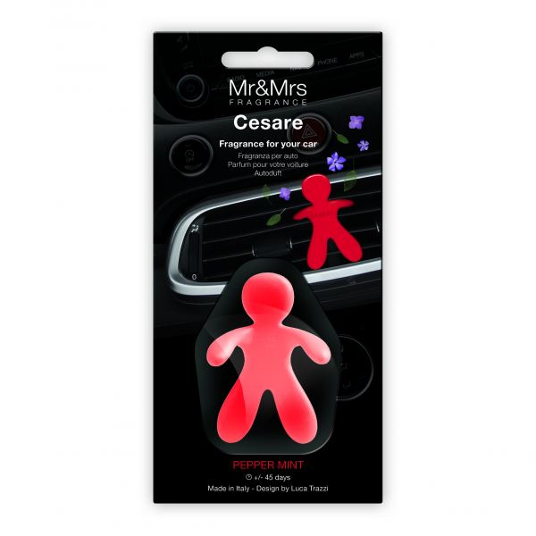 Mr&Mrs Fragrance autóillatosító figura CESARE - Pepper Mint