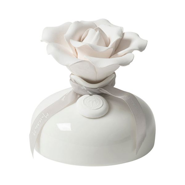 Mathilde M. Lakásparfüm rózsával, fehér 200ml - Gyapotvirág