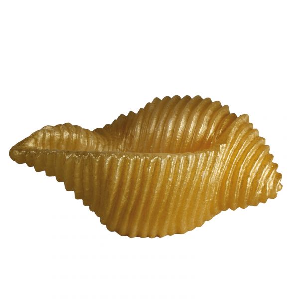 GOLD LARG.SEASHELL CANDLE