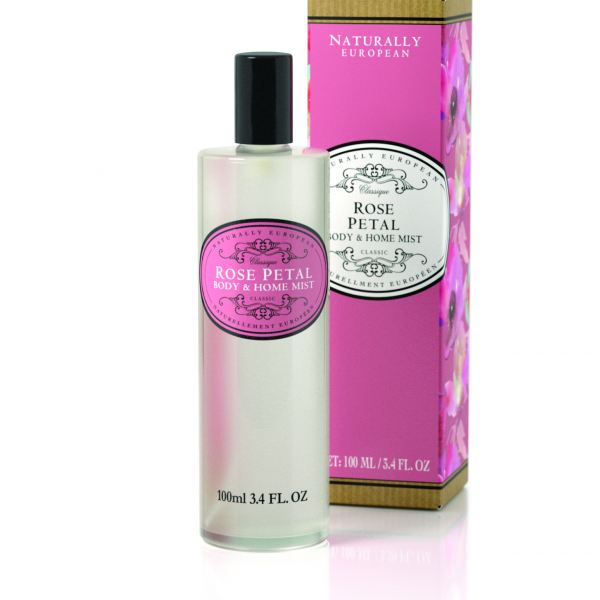 Testpermet és lakásillatosító spray Naturally European 100ml - Rózsaszirmok illat, The Somerset Toi