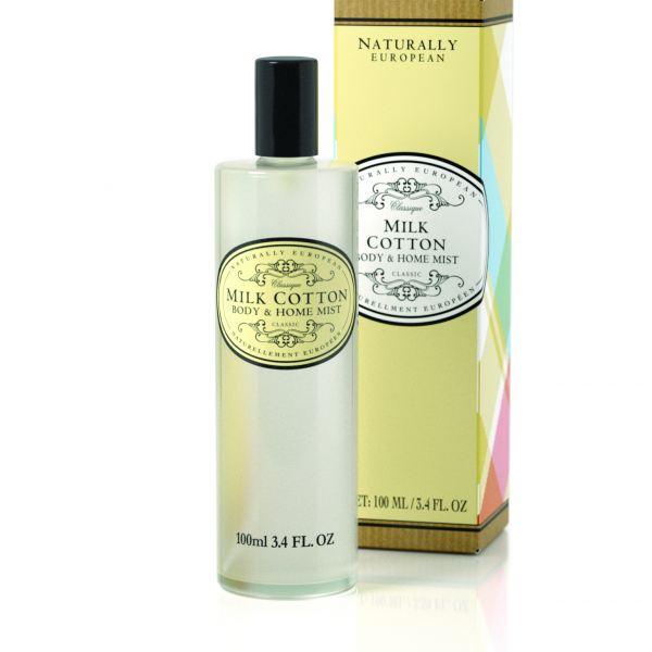 Testpermet és lakásillatosító spray Naturally European 100ml - Tej illat, Somerset Toiletry