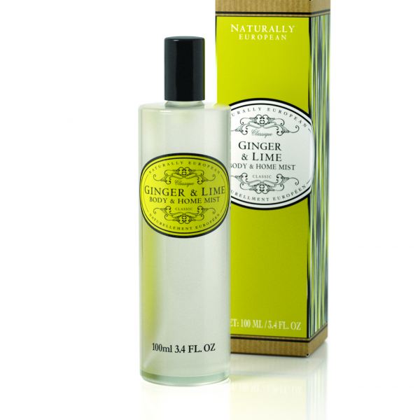 Testpermet és lakásillatosító spray Naturally European 100ml - Gyömbér és lime illat, The Somerset