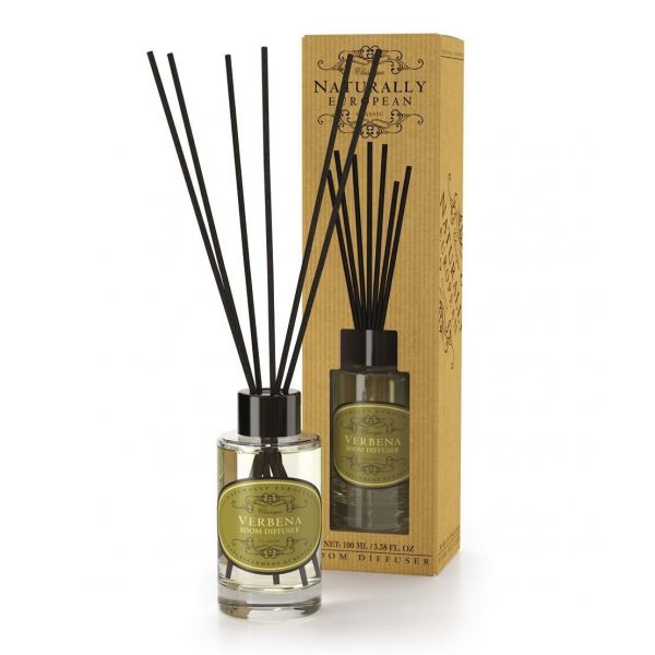 Pálcás illatosító diffúzor Naturally European 100ml - Verbéna illat, The Somerset Toiletry