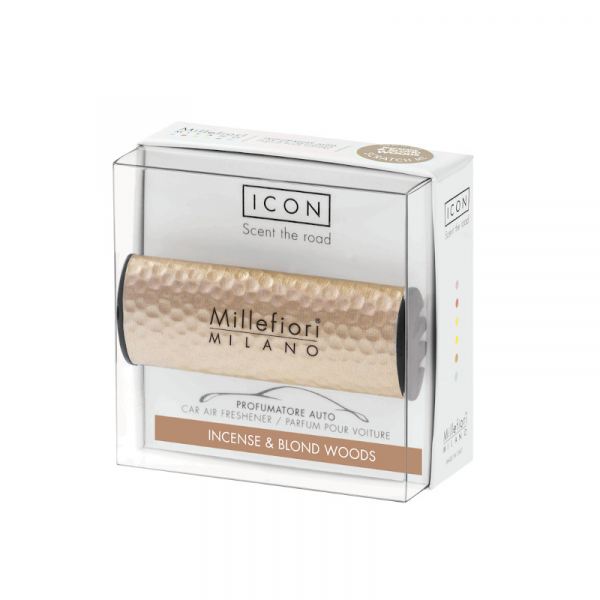 Millefiori Autóillatosító ICON Hammered M - Tömjén és fehér fa