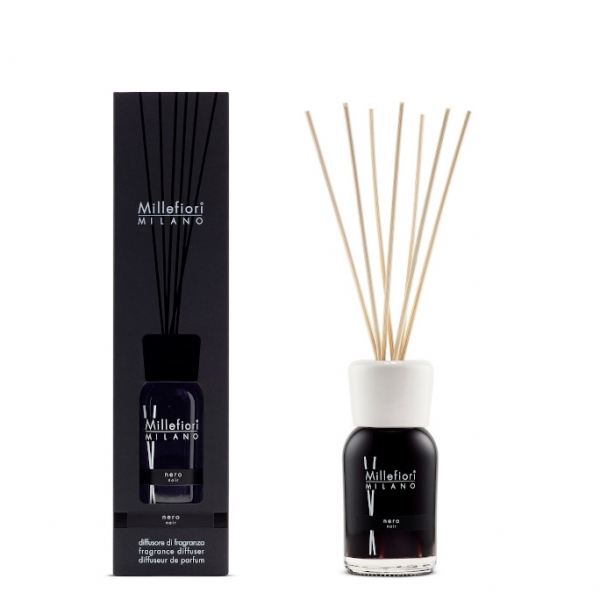 Diffuser with sticks 100ml - Nero, Millefiori