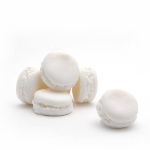 Macaron szappan 30g - Fehér pézsma illat, Savonnerie de Bormes