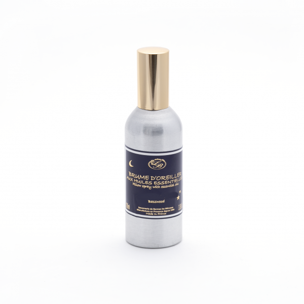 Párnára fújható permet 100ml - Menta-Eukaliptusz illat, Savonnerie de Bormes