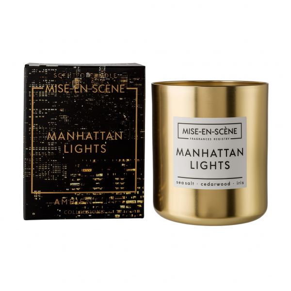Ambientair Illatgyertya 50h Arany - Manhattan Light