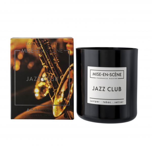 Ambientair Illatgyertya 50h Fekete - Jazz Club