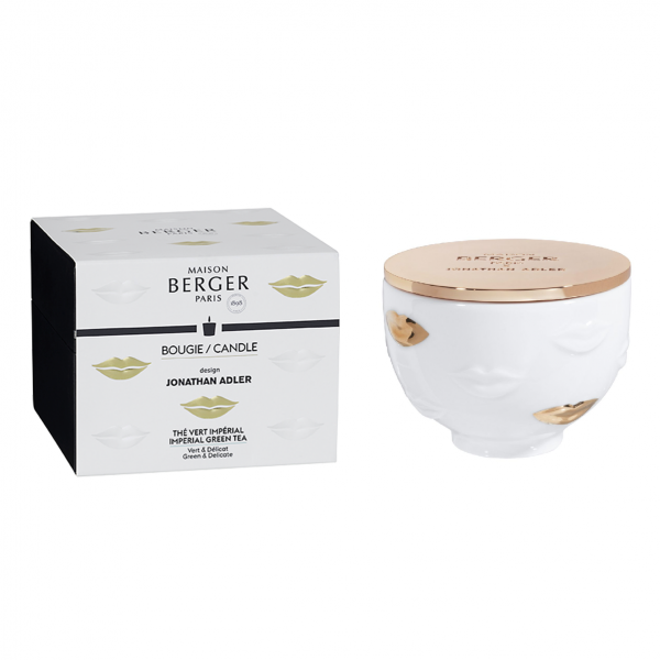 Maison Berger Paris Jonathan Adler Muse Porcelán Gyertya 300g - Császári Zöld Tea