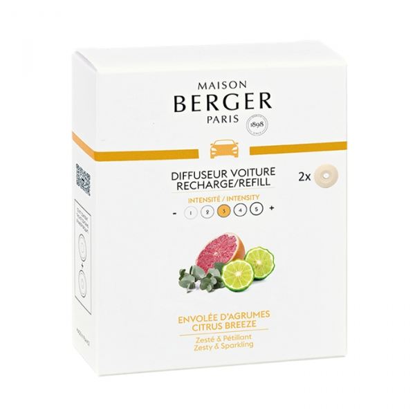 Maison Berger Paris Autóillatosító Utántöltő - Citrusos Szellő