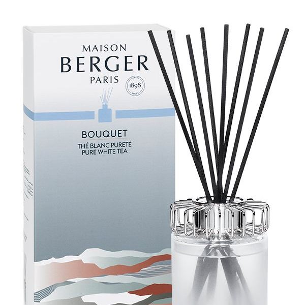 Maison Berger Paris Pálcás Diffúzor Land Frosted White 115ml - Fehér Tea