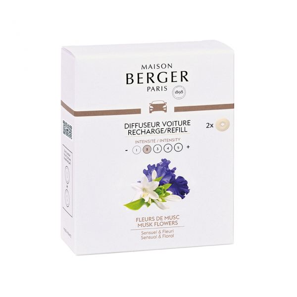 Maison Berger Paris Autóillatosító Utántöltő - Pézsmás Virágok