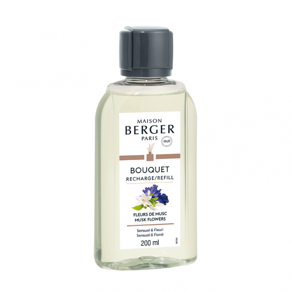 Maison Berger Paris Pálcás Diffúzor Utántöltő 200ml - Pézsmás virágok