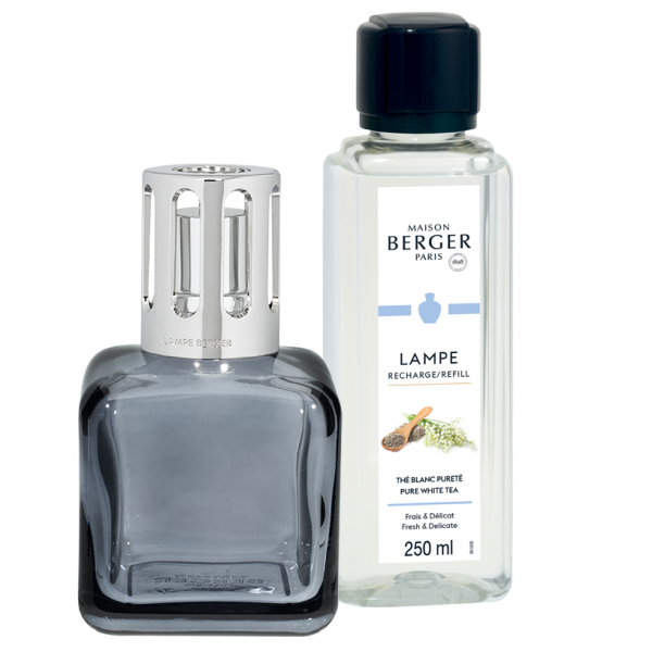Maison Berger Paris Katalitikus Lámpa Szett Glacon Szürke 250ml - Fehér tea