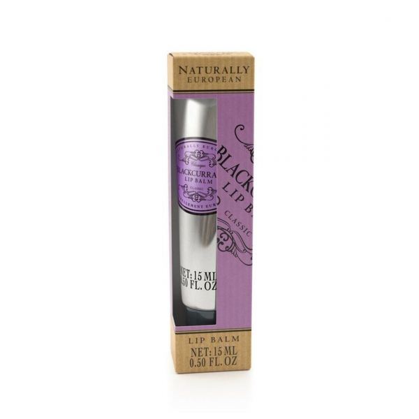 Ajakbalzsam Naturally European 15ml - Fekete ribizli illat, The Somerset Toiletry