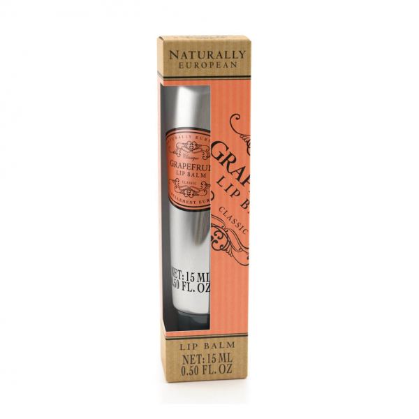 Ajakbalzsam Naturally European 15ml - Grapefruit illat, The Somerset Toiletry