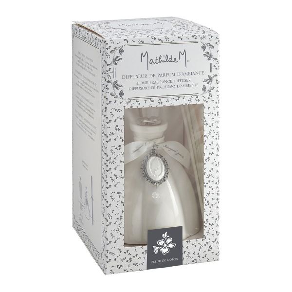Mathilde M. Marie-Antoinette diffúzor, fehér 200ml - Gyapotvirág