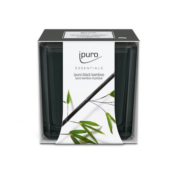 iPuro Illatgyertya Essentials 25h - Fekete bambusz illat