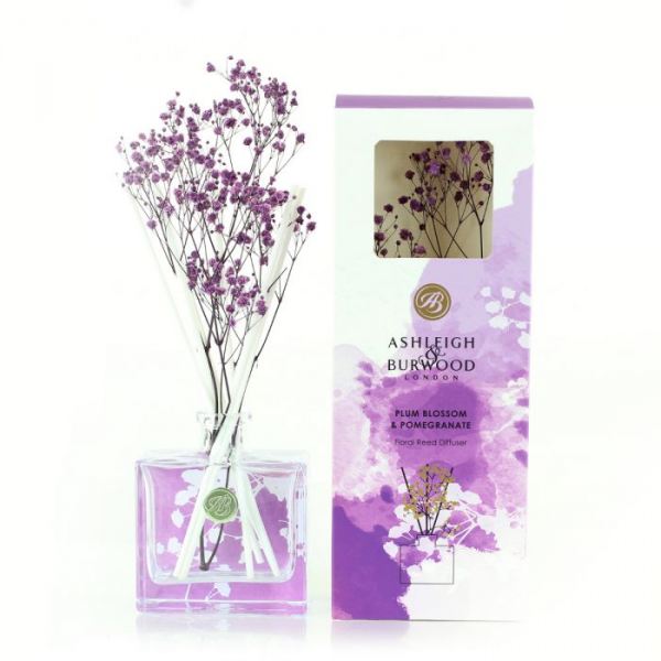 Ashleigh&Burwood Virágos pálcás diffúzor 150ml - Szilvafavirág és gránátalma