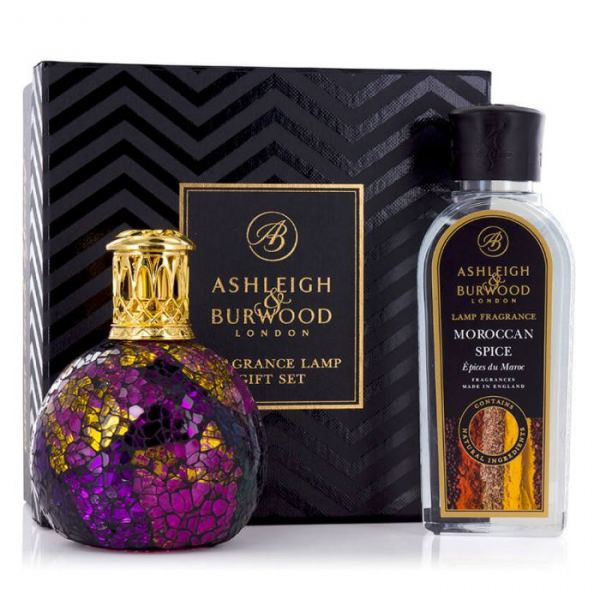 Ashleigh&Burwood Mozaik katalitikus lámpa kicsi - Magenta Crush Szett 250ml - Marokkói fűszer