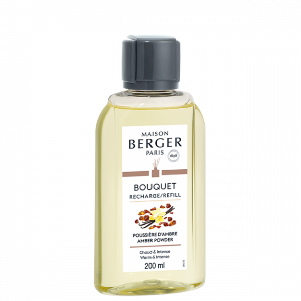 Maison Berger Paris Pálcás Diffúzor Utántöltő 200ml - Púderes Ámbra