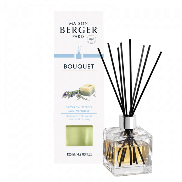 Maison Berger Paris Pálcás Diffúzor Cube 125ml - Szappanos Emlékek