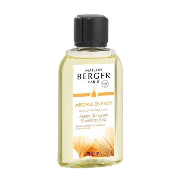 Maison Berger Paris Pálcás Diffúzor Utántöltő 200ml - Aroma Energy-Ragyogó Életkedv