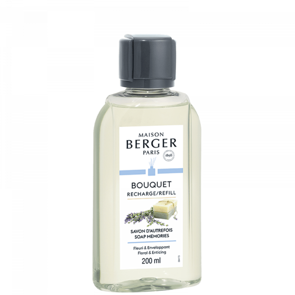 Maison Berger Paris Pálcás Diffúzor Utántöltő 200ml - Szappanos Emlékek