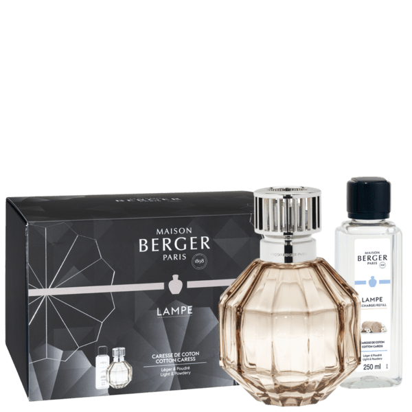 Maison Berger Paris Katalitikus Lámpa Szett Facette Bézs 250ml - Puha Ölelés