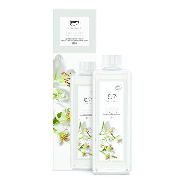 iPuro lakásparfüm utántöltő Essentials 500ml - Fehér liliom