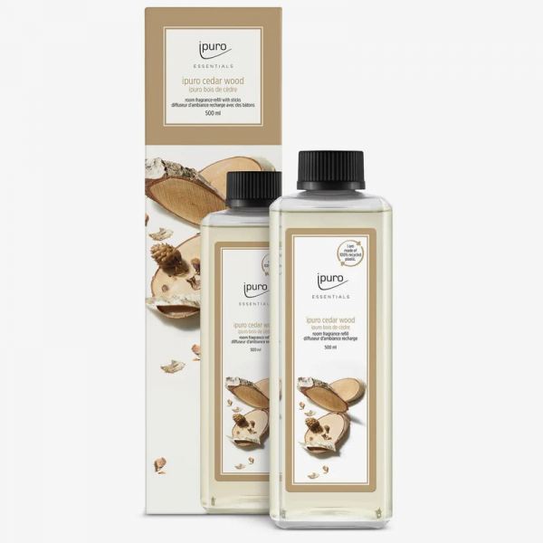 iPuro lakásparfüm utántöltő Essentials 500ml - Cédrus