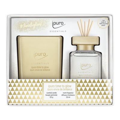 iPuro Essentials Pálcás illatosító és illatgyertya szett - Time to glow