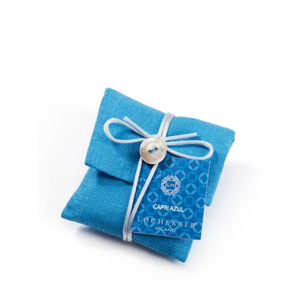 Natural Linen Scented Sachet Capri Azul