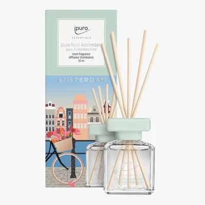 iPuro Pálcás illatosító Essentials 50ml - Virágos Amszterdam