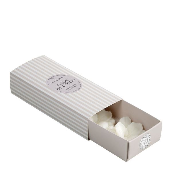 Set of 3 scented wax melt decorations - Fleur de Coton
